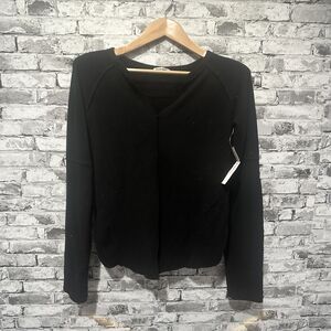 EUC Theo & Spence Women's Classic Black Sweater Blouse Size Medium